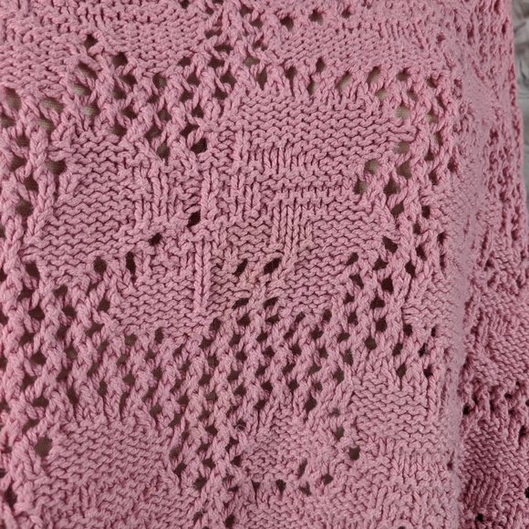 PARTNERS BY MERVYN'S Women's Oversized Vintage Knit Top Made in USA - Picture 6 of 8